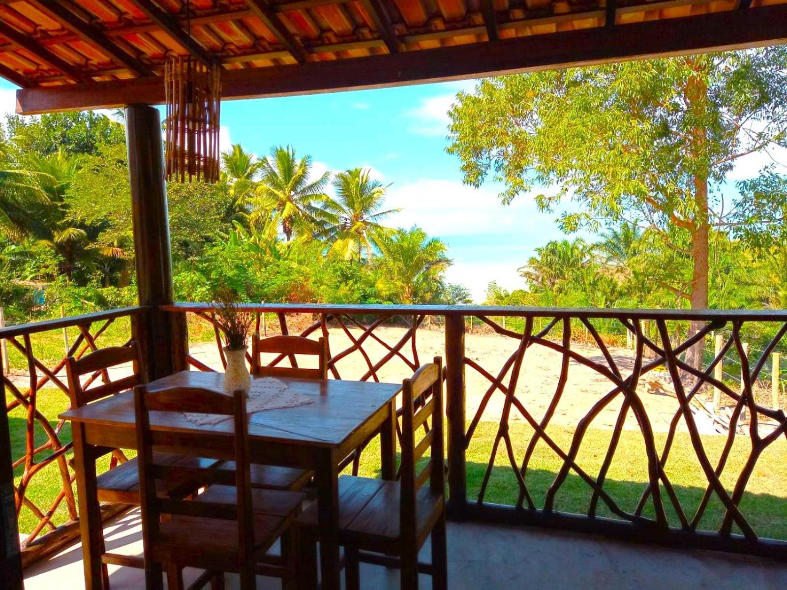 Paraiso Da Falesia Em Cumuruxatiba Com Vista Excepcional Para O Marヴィラ エクステリア 写真